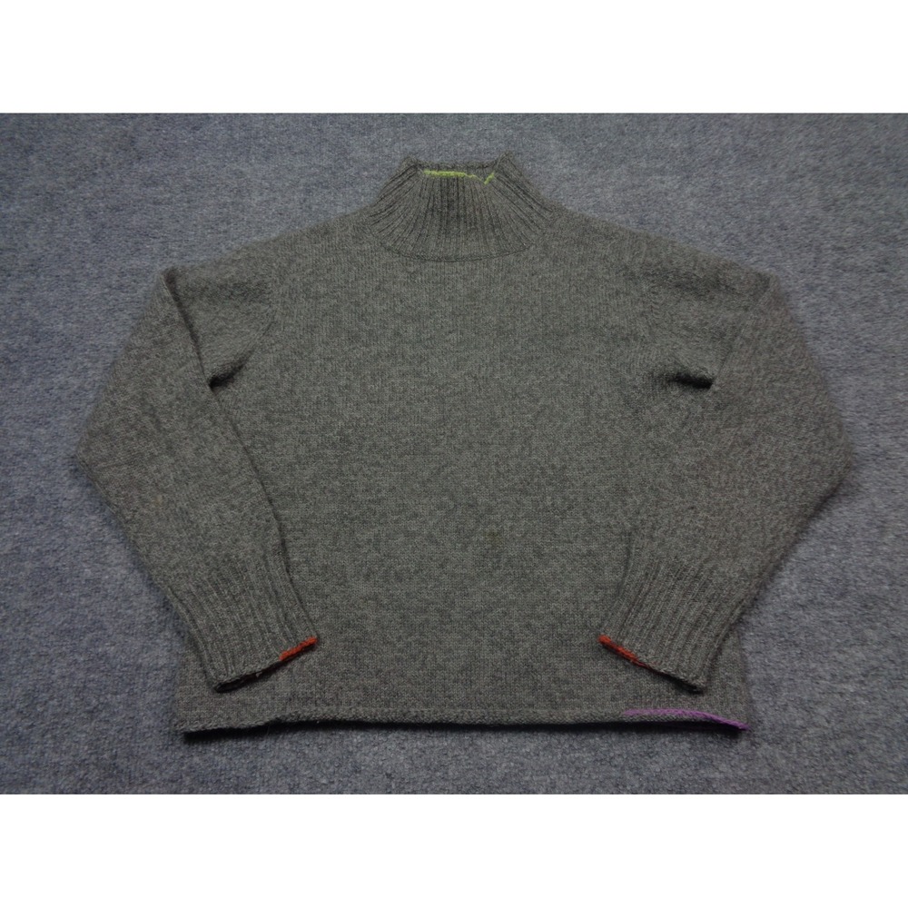 Sundance Sweater Women Small Gray Boxy‎ Wool Alpaca Oversize
